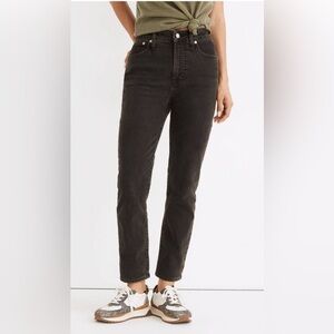 Madewell Charcoal Straight Leg Jeans